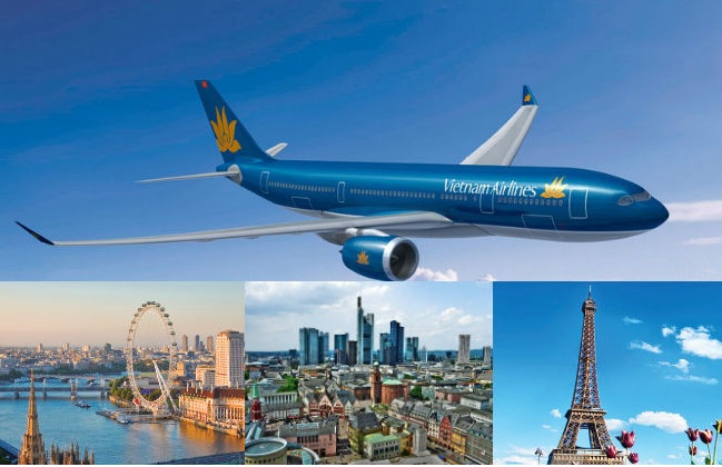Đi Châu Âu giá chỉ từ 9.690.000 đồng của Vietnam Airlines